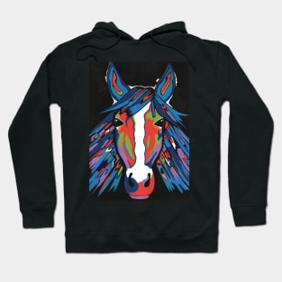 SPIRITED Horse Painting Hoodie